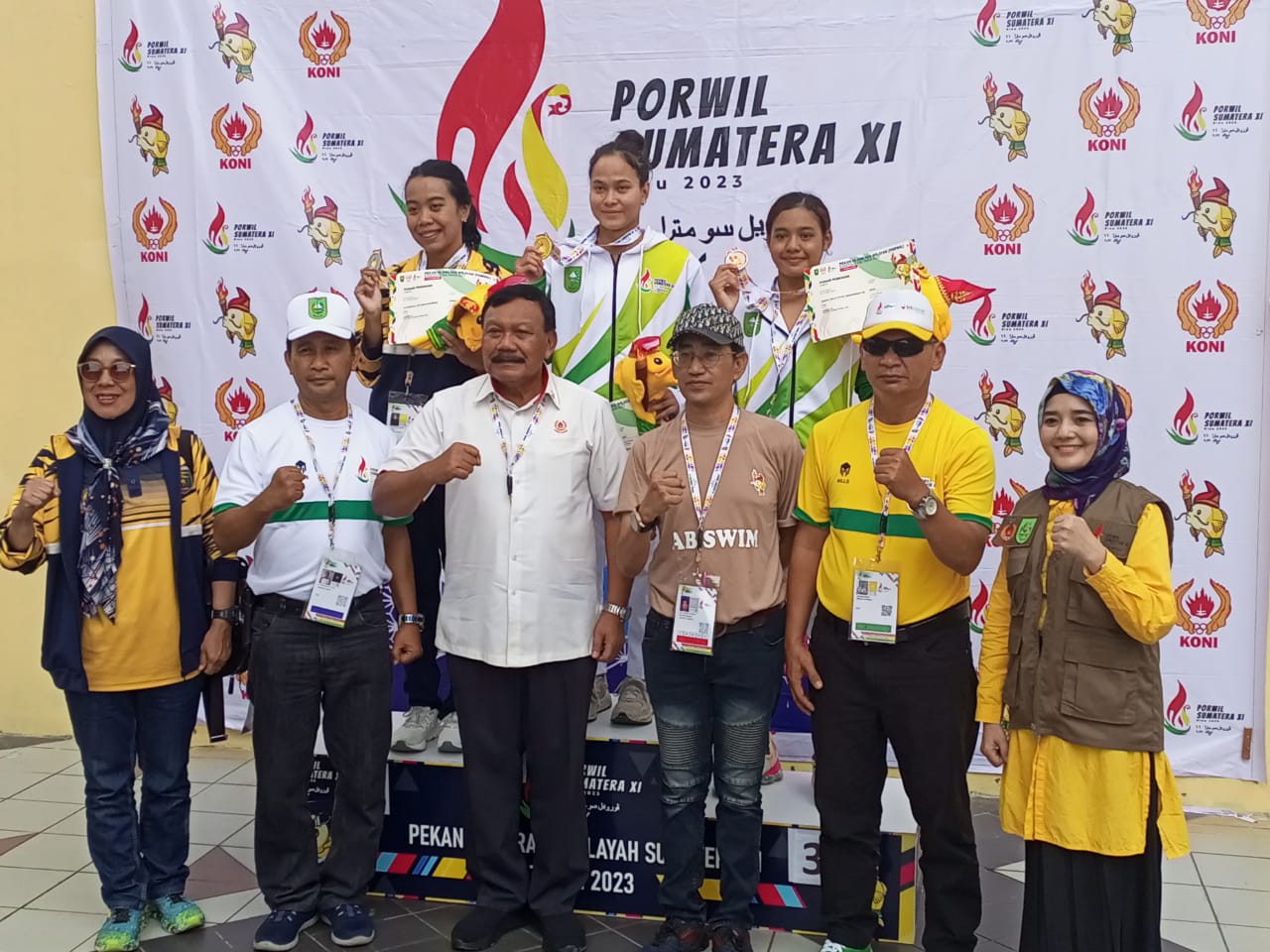 Renang Riau Tambah 10 Medali di Hari Kedua Pertandingan Porwil XI